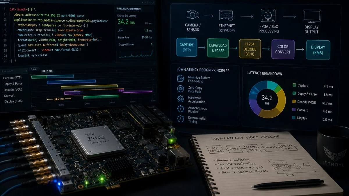 Real-time video processing pipeline