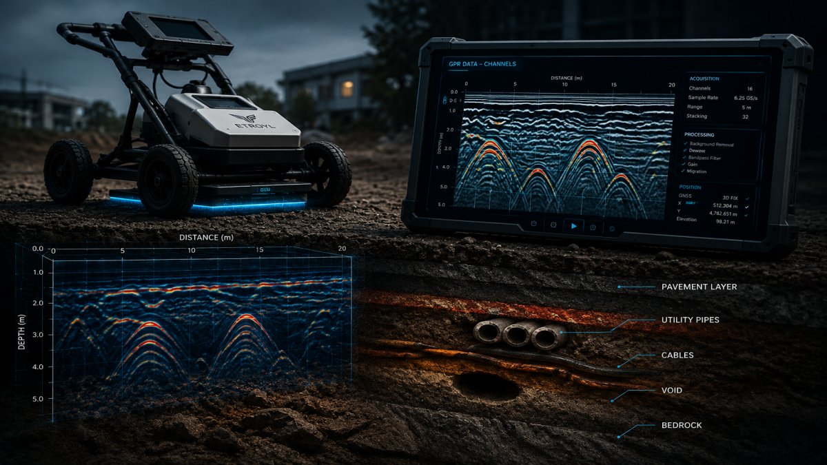 Ground-penetrating radar system